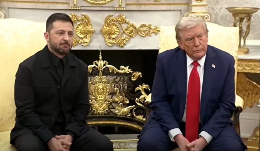 Trump and Zelensky